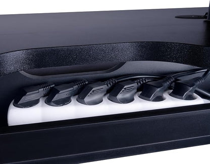 Glorious Sound Desk Compact Professional Studio Workstation with Pull-out Keyboard Compartment (Black)