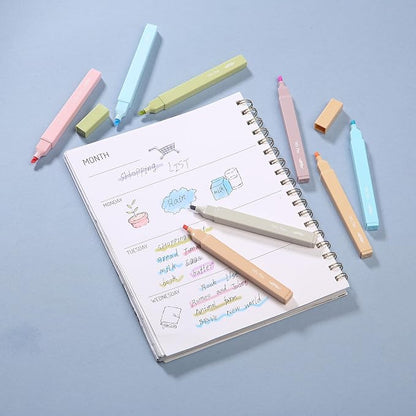 Mr. Pen- Aesthetic Highlighters No Bleed, 8 Pack, Pastel & Vintage Colors | Chisel Tip, Cute Highlighters Assorted Colors for Journaling, Highlighting, Underlining, Fast Dry, Back to School Supplies