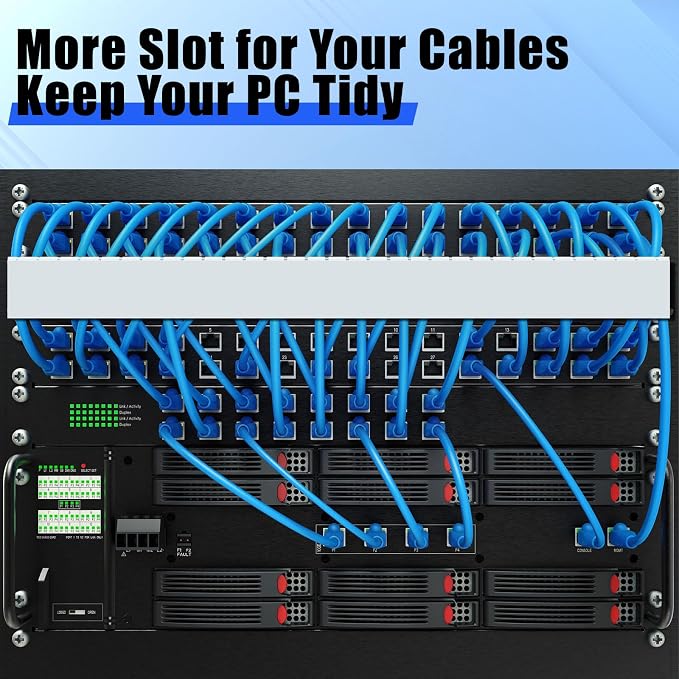 Open Slot Wiring Raceway Cable Duct, 123in Cable Management Channel Cord Track,Desk Wire Channel, Under Desk Cable Management to Hide Cables, Wires for Computers (White, 1.18" Hx1.57"W, 15.4''L(8 Pc))