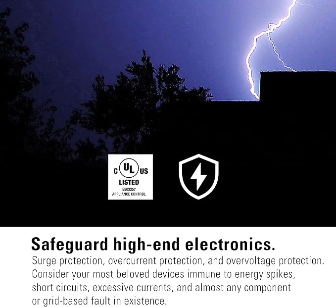 Eve Energy Strip - Smart Triple Outlet & Power Meter for Apple Home, Built-in Schedules & Switches, Surge Protection, overcurrent Protection, overvoltage Protection, Energy metering