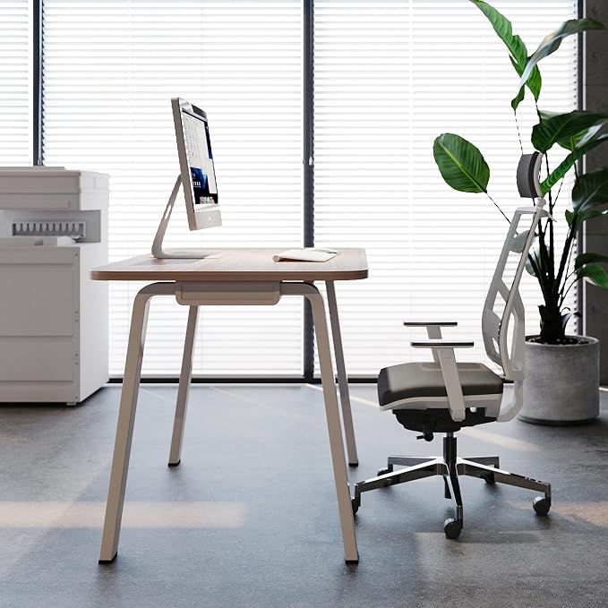 Modular Computer Office Desk, Modern Style Small Study Writing Workstation Table for Home & Business, Standard (47" x 24")
