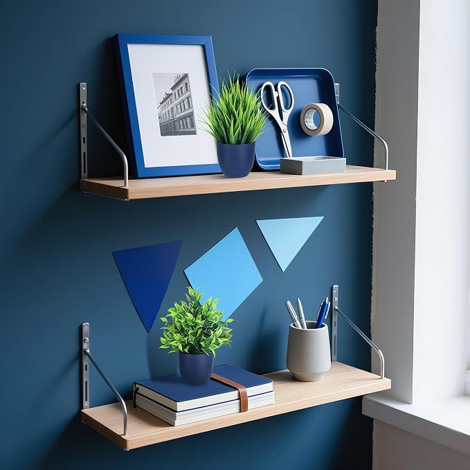 Der Rose 4 Pack Fake Plants Small Artificial Plants for Blue Bathroom Decor | Modern faux plants indoor, suit home kitchen table and bathroom decor accessories, easy-care greenery makes a nice gift