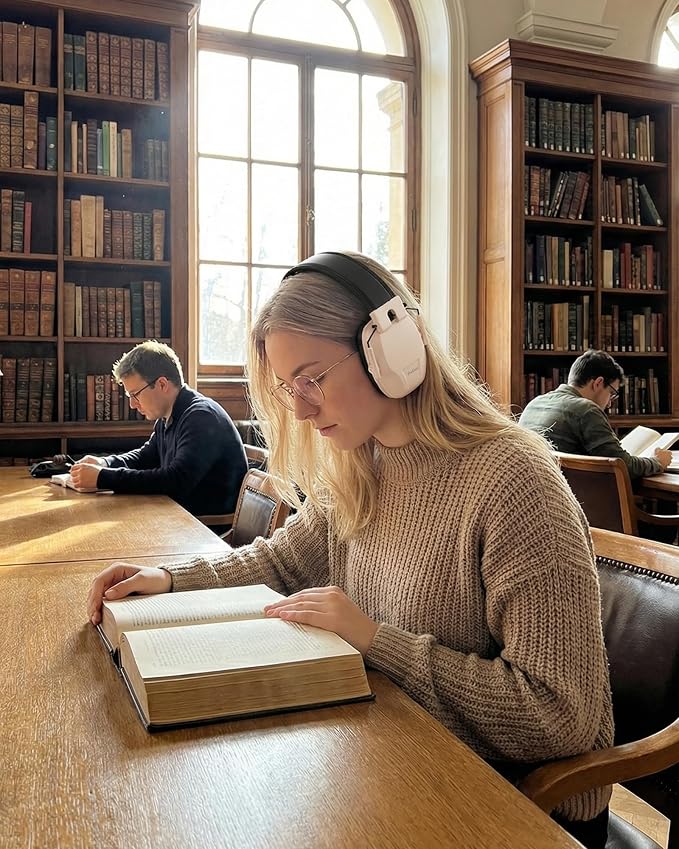 ProCase Noise Reduction Ear Muffs SNR 29dB, Hearing Protection Headphones for Adults, Adjustable Soundproof Ear Defenders