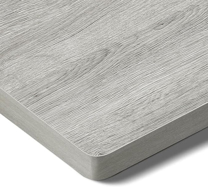 SANODESK Whole-Piece Particle Board Table Top for Standing Desk and Home Office Desk DIY, 55x28x1 Inch Grey Oak Veneers Desk Top