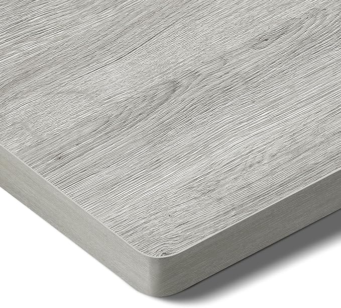 SANODESK Whole-Piece Particle Board Table Top for Standing Desk and Home Office Desk DIY, 48x24x1 Inch Grey Oak Veneers Desk Top