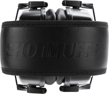 SHOTMUFFS A Lite – Passive Shooting Ear Protection Earmuffs | NRR 25dB, Memory foam ear cushion, Padded headband, Compact folding design, Ergonomic design, Comfortable