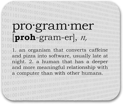 Programmer Definition Funny Mouse Pad