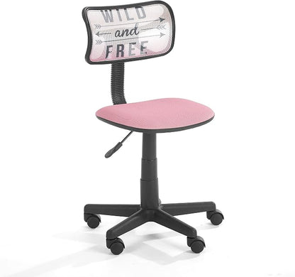 Urban Lifestyle Printed Swivel Mesh Chair, Wild and Free