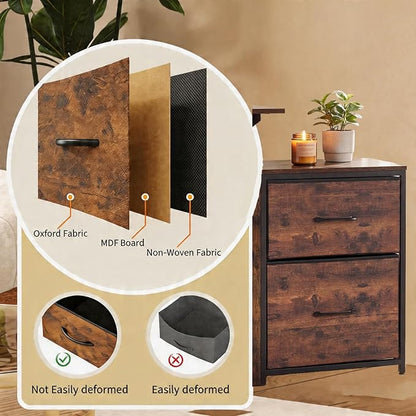 NORTHSKY Small Electric Standing Desk with Storage, 32 x 18 Inches Small Space Sit Stand Desk with Storage, Height Adjustable Computer Table, 3 Memory Preset, 1 Hook, Cable Management, Rustic Brown