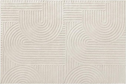 Pauwer 4x6 Washable Area Rugs for Living Room Modern Beige Solid Color Soft Fluffy Rugs for Bedroom Non Slip Boho Accent Indoor Mat Floor Carpet Cover for Kids Room Dining Room Kitchen Office, Beige