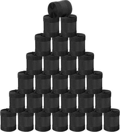 WILLBOND Carpet Cord Cover Cable Protector Floor Cover Cable Protector Management Only for Commercial Office Carpet(295.28 ft,Black)