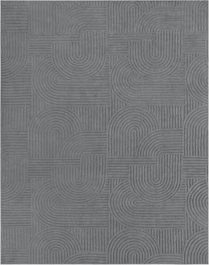Pauwer 8x10 Washable Area Rugs for Living Room Modern Grey Solid Color Soft Fluffy Rugs for Bedroom Non Slip Boho Accent Indoor Mat Floor Carpet Cover for Kids Room Dining Room Kitchen Office