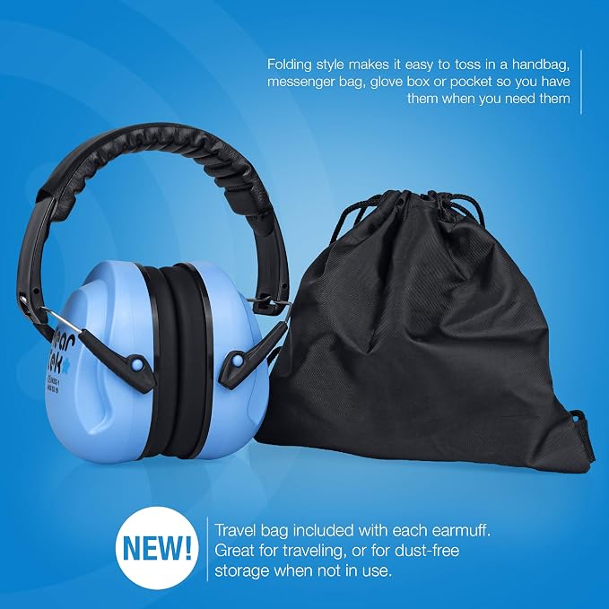 Noise Cancelling Headphones Kids Adult Earmuffs Shooting Ear Protection Foldable Ear Protection Earmuffs