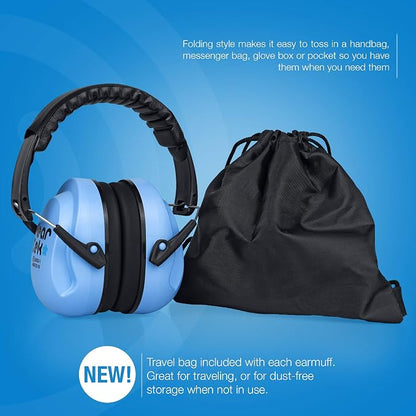 Noise Cancelling Headphones Kids Adult Earmuffs Shooting Ear Protection Foldable Ear Protection Earmuffs