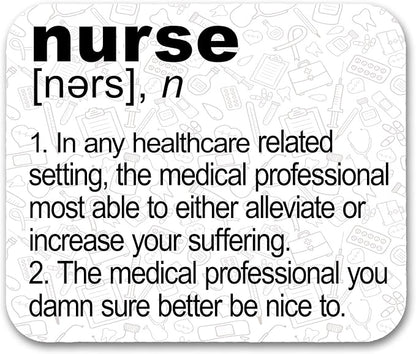 Nurse Definition Funny Mouse Pad
