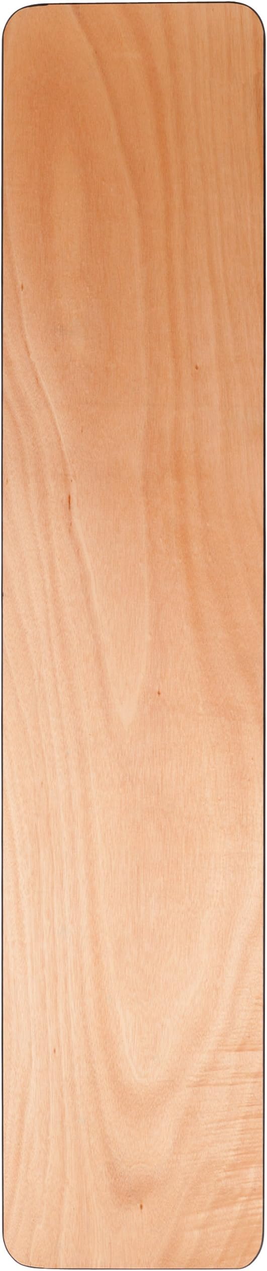 EMMA + OLIVER 8-Foot Rectangular Wood Folding Training/Seminar Table with Clear Coated Top