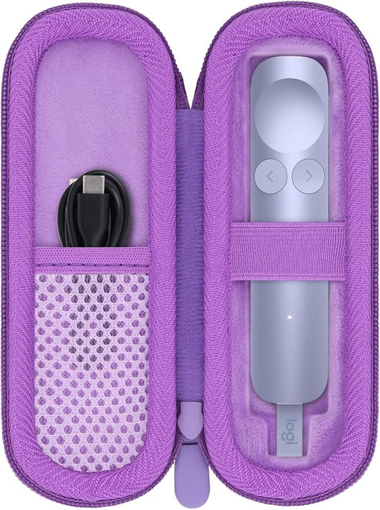 co2CREA Hard Case Replacement for Logitech Spotlight 2/1 Presentation Remote Presenter Clicker, Purple