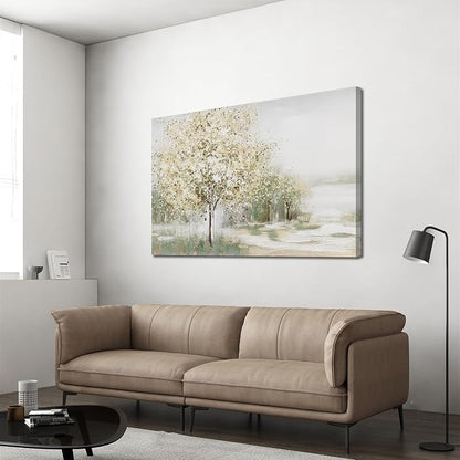 Canvas Wall Art Decor Large Wall Art Pictures for Living Room Canvas Art Wall Decor Landscape Natural Wall Art Decor Artwork for Walls Vintage Tree Wall Art Prints 32" X 48" for Bedroom Office Kitchen