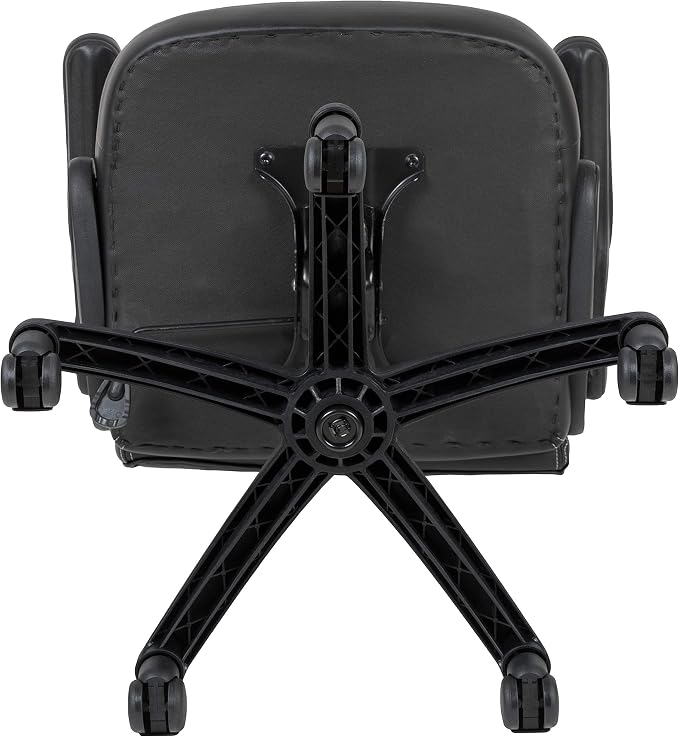 Flash Furniture X10 High-Back LeatherSoft Racing Style Gaming Chair with Flip-Up Arms, Ergonomic Padded Swivel Computer Chair, Pink/Black
