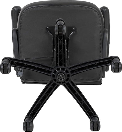 Flash Furniture X10 High-Back LeatherSoft Racing Style Gaming Chair with Flip-Up Arms, Ergonomic Padded Swivel Computer Chair, Pink/Black