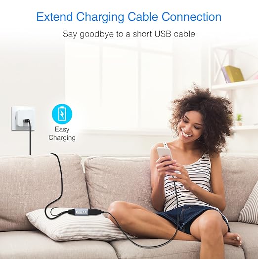 BlueRigger Active USB 3.0 Extension Cable 75FT (5 Gbps USB Extender Cord, in-Wall CL3 Rated) - Long USB Extension Cable for Webcam, VR Headset, Printer, Hard Drive, Keyboard, Mouse