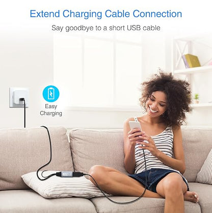 BlueRigger Active USB 3.0 Extension Cable 100FT (5 Gbps USB Extender Cord, in-Wall CL3 Rated) - Long USB Extension Cable for Webcam, VR Headset, Printer, Hard Drive, Keyboard, Mouse