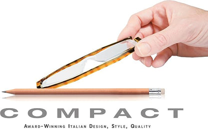 Nannini Compact One Optics 1.0 Temples Reading Glass (Crystal)