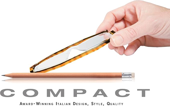 Nannini Compact One Optics 1.0 Temples Reading Glass (Crystal)