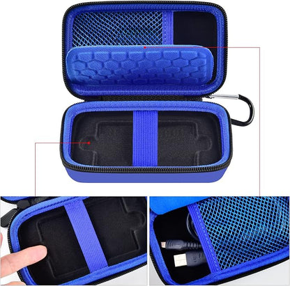PAIYULE Case Compatible with Samsung T7/ T7 Touch Portable SSD 1TB 2TB 500GB USB 3.2 External Solid State Drive, Travel Carrying Storage Organizer Fits for USB Cables and More Accessories (Blue)