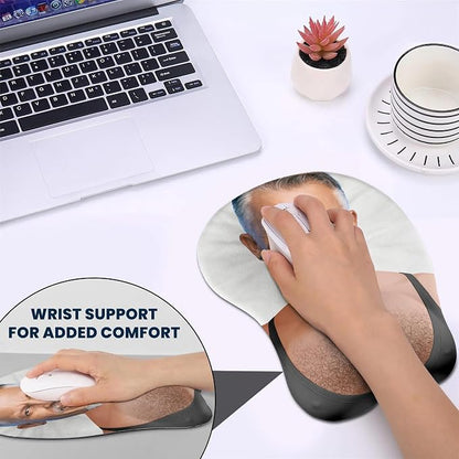 Custom Face Funny & Naughty Personalized Photo 3D Mouse Pad, Custom Face Sexy Body 3D Mouse Pads for Naughty Couple Funny Coworkers Troll, 3D Mouse Pads Adult Jokes Gifts for Couple Coworker Troll (5)