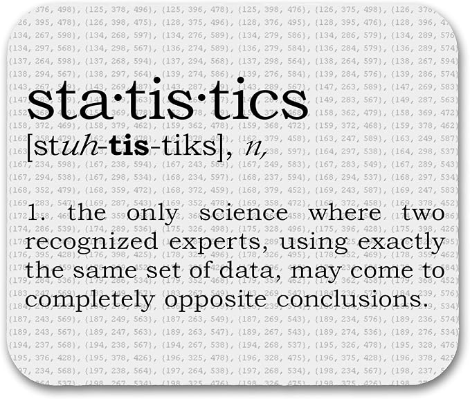 Statistics Definition Funny Mouse Pad