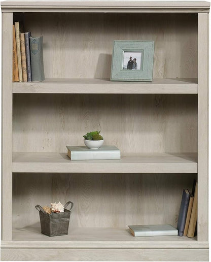 Sauder Miscellaneous Storage 3-Shelf Bookcase/ book shelf, Chalked Chestnut finish