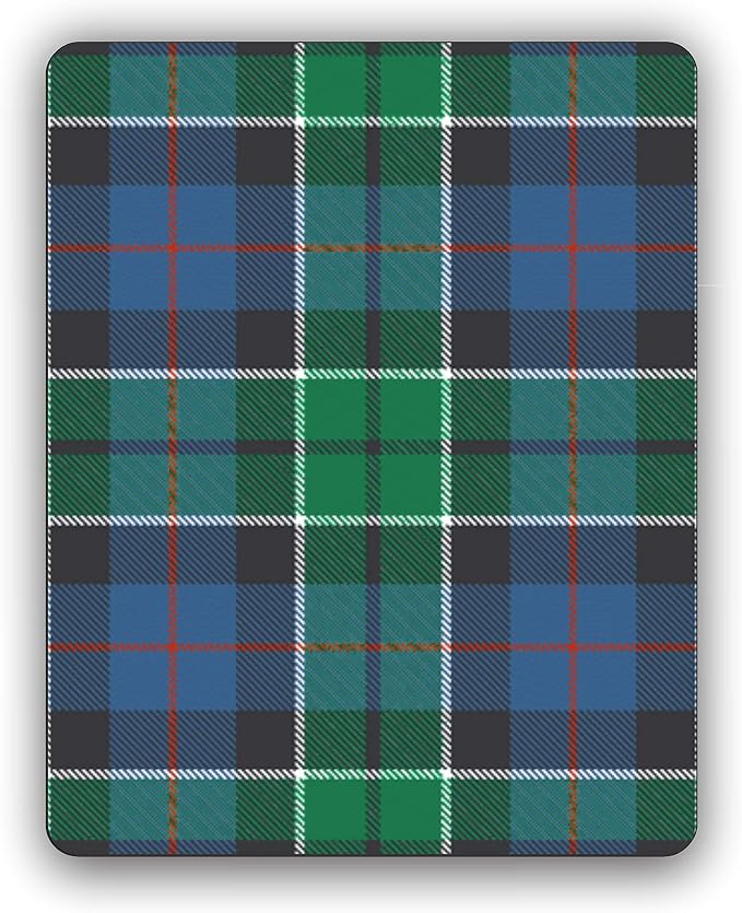 Leslie Scottish Clan Tartan Crest Computer Mouse Pad