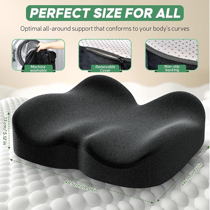 Benazcap 26 New Flying Feather Cushion Large Black