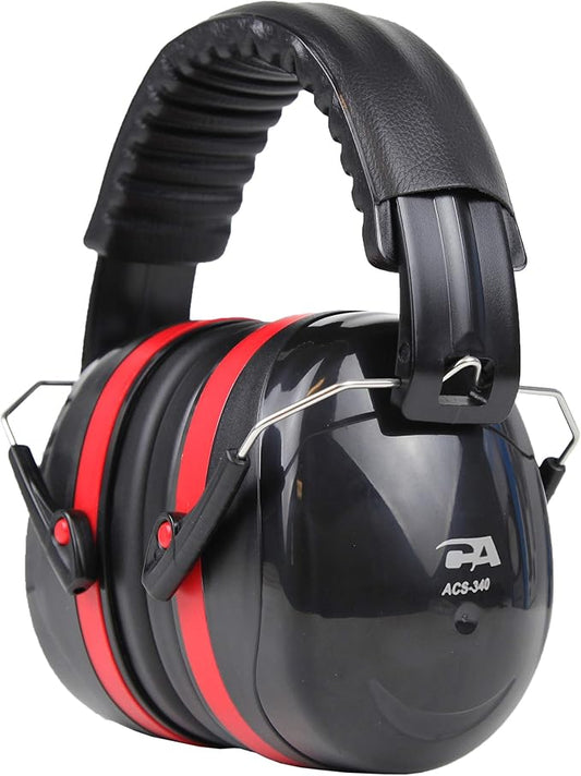 Cyber Acoustics Professional Safety Lightweight Ear Muffs for Hearing Protection and Noise Reduction