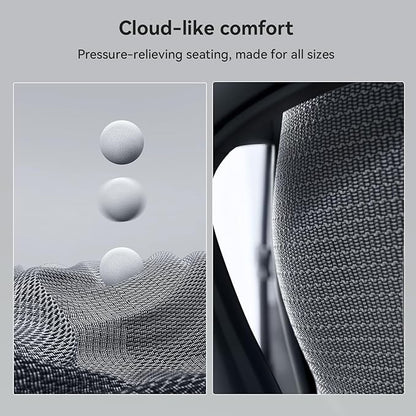 SIHOO Doro C300 Pro Ergonomic Office Chair with Ultra-Soft 6D Armrests, Dynamic Lumbar Support, Seat Depth Adjustment, Adjustable Backrest, Big and Tall Desk Chair 2 Packs (Black)