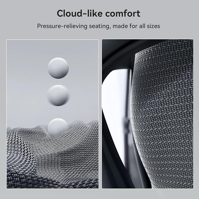 SIHOO Doro C300 Pro Ergonomic Office Chair with Ultra-Soft 6D Armrests, Dynamic Lumbar Support, Seat Depth Adjustment, Adjustable Backrest, Big and Tall Desk Chair for Home Office (Black)
