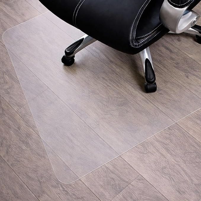 Marvelux Heavy Duty Polycarbonate Office Chair Mat for Hardwood Floors 36" x 48", Transparent Hard Floor Protector, Rectangular, Shipped Flat, No Unrolling, Multiple Sizes