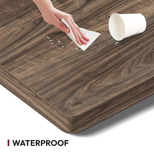 SANODESK Universal Tabletop 48"x30"x1" Thickness One-Piece Table Top Rectangular Particle Board for Standing Desk and Home Office Countertop DIY,Rustic Brown Desk Top