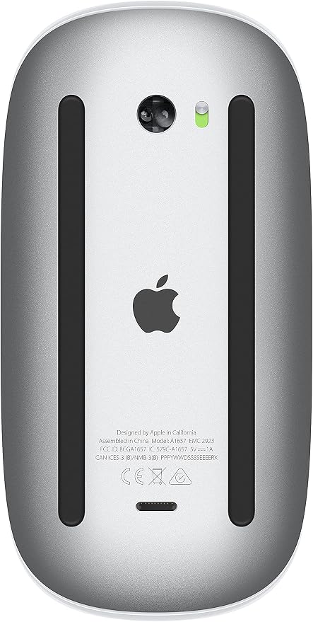 Apple Magic Mouse (Wireless, Rechargable) - Silver (Renewed)