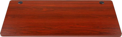 UNICOO Melamine 55.1 x 27.6 Inch Universal Table Top for Standard and Sit to Stand Height Adjustable Home and Office Desk Frames (Tabletop 55 - Walnut)