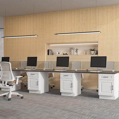 ROOMTEC 2 Drawer File Cabinet with Soft-Close Design, Under Desk Filing Cabinets for Home Office, RTA Small Office File Cabinets for Storage and Organization