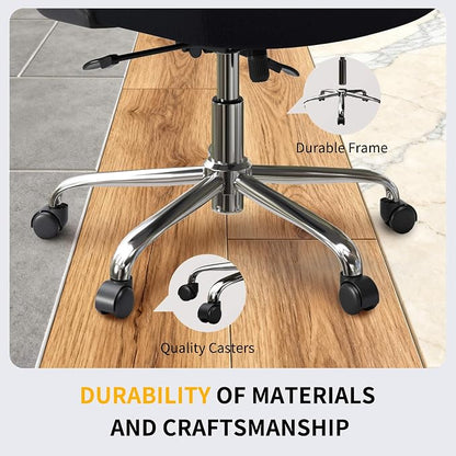 Logicfox Ergonomic Office Chair with Adaptive 2D Lumbar Support & Flip-Up Arms, Breathable Mesh Desk Chair for Back Pain Relief, Home Office Computer Chair with 400LBS Capacity