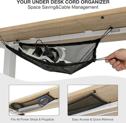Acrolix Electric Standing Desk, Height Adjustable Home Office Desk with Memory Presets & Cable Management,Oak Sit Stand Desk for Work from Home, Ergonomic Computer Desk (48" x 24")