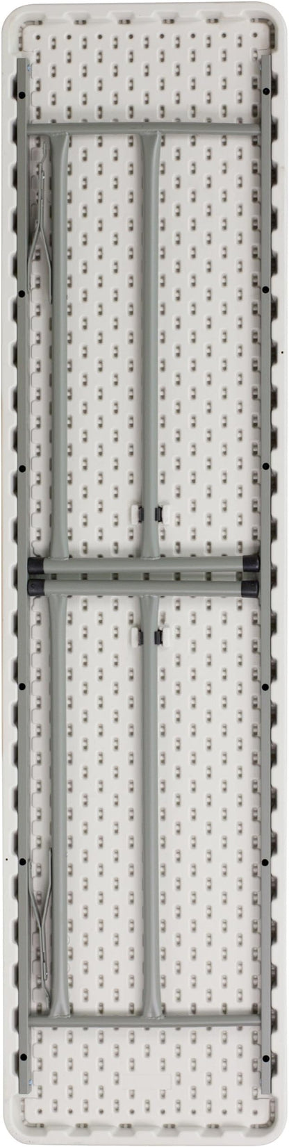 Flash Furniture Kathryn 10 Pack 6-Foot Rectangle Granite White Plastic Folding Training/Seminar Table