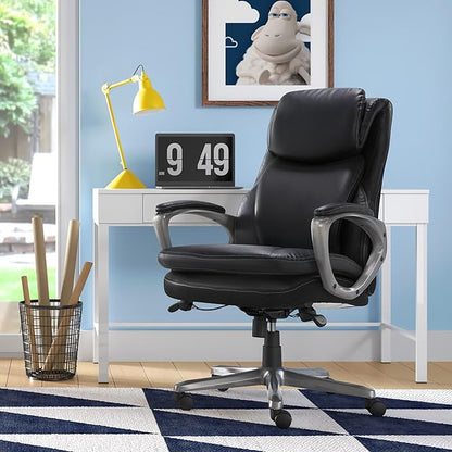 Serta® Smart Layers™ AIR Arlington Executive Chair, Black/Pewter