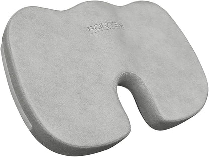 FORTEM Seat Cushion, Office Chair Cushion, Memory Foam Car Seat Cushions, Sciatica Coccyx Tailbone Pain Relief, Chair Cushions for Back Support, Sitting Pad for Gaming, Washable Cover, Non Slip, XL