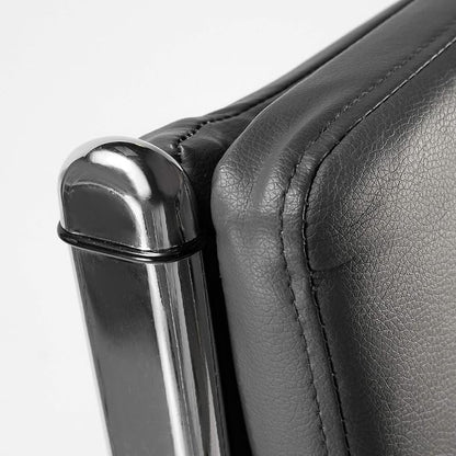 Bush Home Somerset High Back Leather Executive Office Chair in Dark Gray