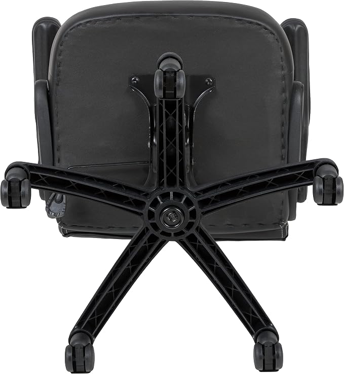 Flash Furniture X10 High-Back LeatherSoft Racing Style Gaming Chair with Flip-Up Arms, Ergonomic Padded Swivel Computer Chair, Blue/Black