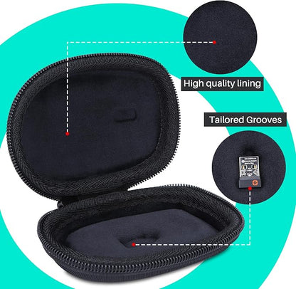 Lebakort Hard Case Compatible with Logitech MX Anywhere 3S Anywhere 3 Anywhere 2S Anywhere 2 Compact Performance Mouse (Graphite Case)